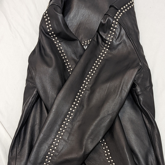 Harley Davidson Leather Jacket Studded Logo/Wings on Back & Sleeves NWOT - Picture 7 of 15